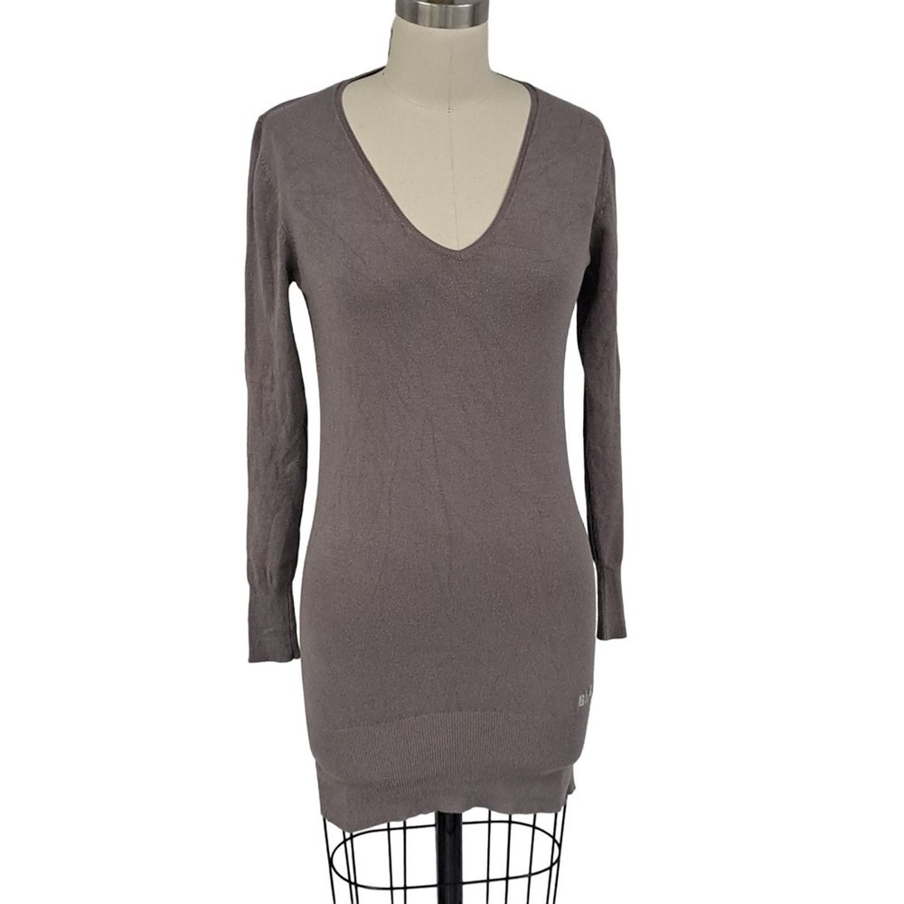 BCBGMaxazria grey long sleeve sweater size Medium